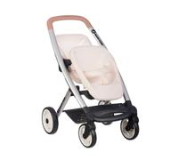 Smoby - Maxi-COSI - Poussette Jumeaux Beige - Jouet d'Imitation - Balader 2 Poupons Jusqu'à 42 cms - Roues Silencieuses et Multidirectionnelles - A Partir de 3 Ans - Fabrication Espagnole