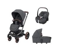 MAXI COSI - Poussette Trio Fame + Pebble 360 Pro2 + Nacelle Twillic Graphite