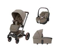 MAXI COSI - Poussette Trio Fame + Pebble 360 Pro2 + Nacelle Twillic Truffle