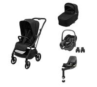 MAXI COSI - Poussette Trio Leona 2 Pebble 360 Nacelle Sense Twillic Black Base 360 incluse