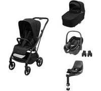 MAXI COSI - Poussette Trio Leona 2 Pebble 360 Nacelle Sense Twillic Black Base 360 incluse Twillic Black G