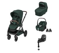 MAXI COSI - Poussette Trio Oxford Pebble 360 Pro2 Nacelle Sense Twillic Green Base 360 Pro