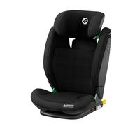 Maxi-Cosi RodiFix S Comfort i-Size, Tissus confortables respirants, Rehausseur voiture enfant à dossier haut, 3,5-12 ans (100-150 cm), 3 inclinaisons, Protection G-CELL, AirProtect, Authentic Black