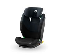 Maxi-Cosi RodiFix S i-Size, Siège auto ISOFIX, Rehausseur Voiture Enfant, 100-150 cm, de 3,5 à 12 ans, 3 Positions d'Inclinaison, Hauteur/Largeur Réglable, Protection G-CELL, AirProtect, Tonal Black