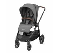 Maxi-Cosi Street Plus Poussette, 0-4 ans, 0-22 kg, pliable à une main, compatible avec tous les sièges auto bébé Maxi-Cosi, 3 positions d'inclinaison, Panier XXL spacieux, Select Grey