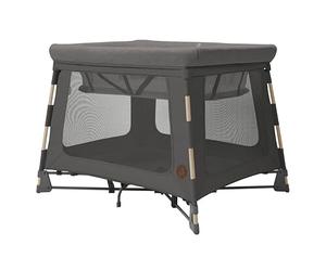 Maxi-COSI Swift Parc de Voyage léger 3 en 1, 0-3,5 Ans, jusqu'à 15 kg, lit de Voyage Pliable, Matelas 2 en 1, Ultra léger, Pliage en 1 Seconde, Sac de Voyage, Eco Care, Beyond Graphite