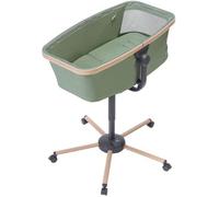 MAXI COSI Transat ALBA tout-en-un, berceau, évolutif, chaise haute (kit vendu séparément), Green, de la naissance à 3 ans