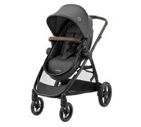 MAXI-COSI Poussette combinée 3 en 1 Zelia S iSize 4 roues avec Cosi Cabriofix iSize et accessoires Dark Grey