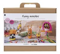 Maxi Craft Mix Funny Monsters, couleurs assorties, 1 paquet