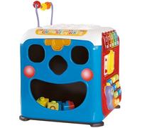 VTech - Maxi Cube Multi-Activités, Cube d’Activités Bébé, Jouet d'Éveil et de Motricité, Jeux Éducatifs, Trieur de Formes, Blocs Lettres Interactifs, Cadeau Bébé Dès 9 Mois - Contenu en Français