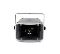 BoomToneDJ Maxi Derby LED 2x10W RGBW 4in1, Stroboscope, Jeux de lumière, Eclairage soirée DJ. Contrôle DMX, shows automatiques, détection musicale. Dimensions 200×180×125 mm. Qualité professionnelle.