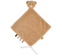 Nattou Maxi doudou attache-sucette Teddy Ours Caramel en polyester 35 x 35 cm