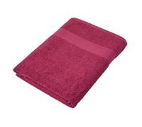Maxi drap de bain 100% coton Bordeaux, 100 x 180 cm