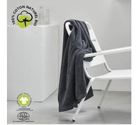 Maxi drap de bain - TODAY - 90 x 150 cm - Coton - Organic Fusain