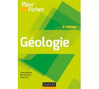 Maxi fiches - Géologie 4ème édition - Emmanuel Laurent - Dunod - broché - Etude