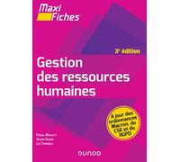 Maxi Fiches - Gestion des ressources humaines - 3e éd.