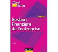 Maxi fiches - Gestion financière de l'entreprise - 3e édition