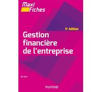 Maxi fiches - Gestion financière de l'entreprise 5ème édition - Dov Ogien - Dunod - broché - Etude