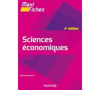 Maxi fiches - Sciences économiques - 4e éd.