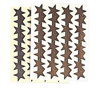 Maxi Gommettes Etoiles Adhesives Or/Argent - Pochette De 128