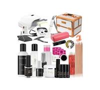 maxi kit manucure de démarrage promed excellent pro avec lampe uv led, valise et ponceuse