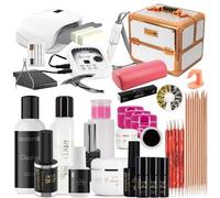 Maxi Kit Manucure De Démarrage Promed Excellent Pro Avec Lampe Uv Led, Valise Et Ponceuse Multicolore