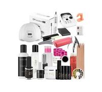 Maxi Kit Manucure Eco De Démarrage Avec Lampe Uv Led Et Ponceuse Faux Ongles Multicolore