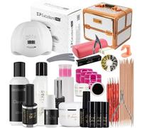 Maxi Kit Manucure Eco Excellent Pro Avec Lampe Uv Et Mallette Multicolore