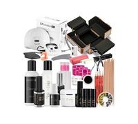 maxi kit manucure eco xxl excellent pro lampe uv, ponceuse et mallette faux ongles