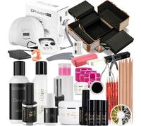 Maxi Kit Manucure Eco Xxl Excellent Pro Lampe Uv, Ponceuse Et Mallette Faux Ongles Multicolore