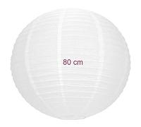 Maxi Lampion Boule Géante Chinoise Blanche, diamètre 80 cm, Lanterne Japonaise, à Suspendre