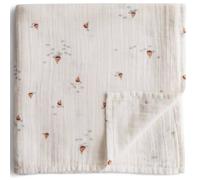 Maxi Lange En Coton Bio Ecru, Marron, Bleu TU