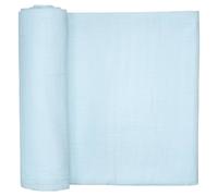 Maxi lange double gaze carreaux bleu
