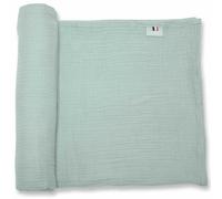 Maxi lange en gaze de coton jeanne vert