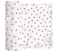 Maxi Lange En Gaze De Coton Lovio Rouge TU