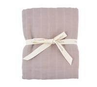 Maxi Lange Gaze De Coton Bio Arc-en-ciel Lilas TU