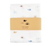 Maxi Lange Gaze De Coton Bio Baleine TU