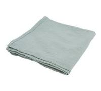 DOMIVA - Maxi Lange IMPRIMÉE 100x100 cm Celadon en Gaze DE Coton