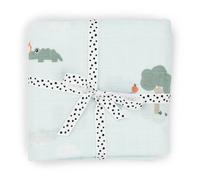 Maxi Lange Tiny Farm Sable (120x120 Cm) Bleu TU