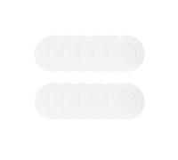 Maxi lot de 12 assiettes plates Zen 27 cm - Trend'up - Blanc - Porcelaine Blanc G