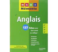 MAXI MEMENTO - Anglais 6e-5e-4e-3e