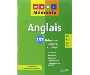MAXI MEMENTO - Anglais 6e-5e-4e-3e