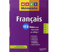 MAXI MEMENTO - Français 6e-5e-4e-3e
