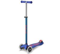 Maxi Micro Monopattino Deluxe LED Bleu 3 Roues