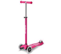 Maxi Micro Monopattino Deluxe LED Rose 3 Roues