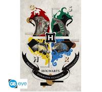 Maxi poster ''Emblèmes animaux'' 61x91 5 - Harry Potter