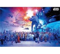 Maxi poster plastifié Star Wars (Universe)