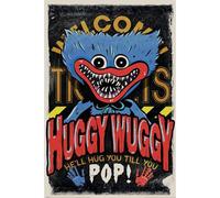 Maxi poster Poppy Playtime (Huggy Wuggy) 91,5 cm x 61 cm, sous licence officielle, grande décoration murale, poster pour chambre à coucher, salle de jeu, décoration d'intérieur, cadeau de