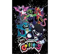 Maxi poster Poppy Playtime (Nightmare Critters) - 91,5 x 61 cm - Art mural sous licence officielle pour chambre à coucher ou salle de jeux vidéo - Grand poster décoratif - Cadeau collecteur