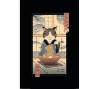 Poster Vincent Trinidad Neko Ramen Ukiyoe